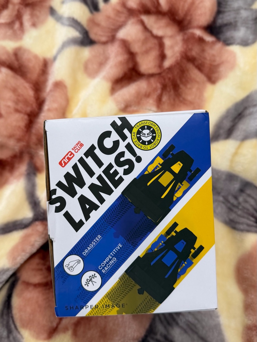 Sharper Image Yellow Remote Control Transforming Robot Racer - Picture 3 of 4